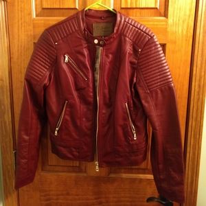 Ci sono by cavalini faux leather jacket